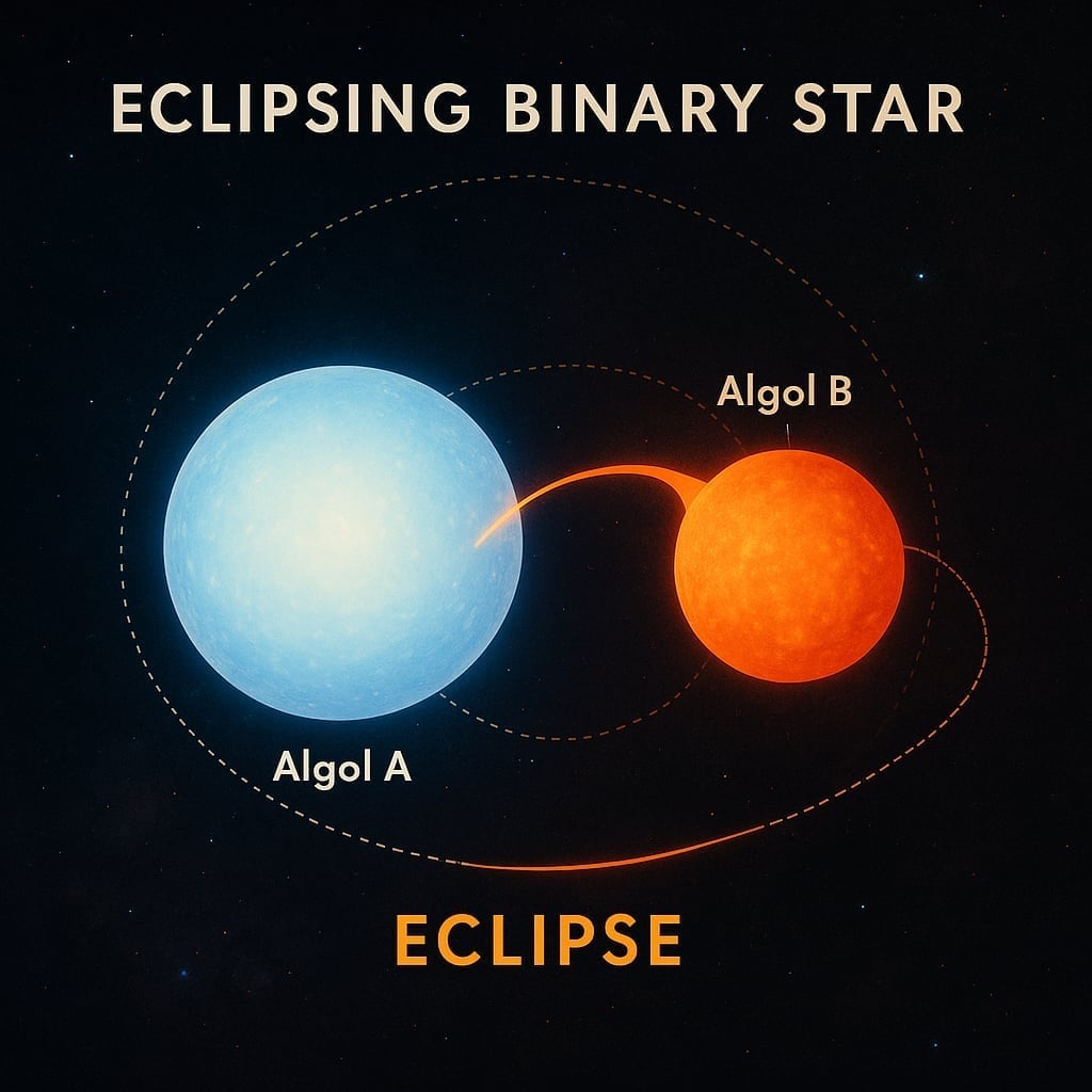 Algol Eclipsing Binary System
