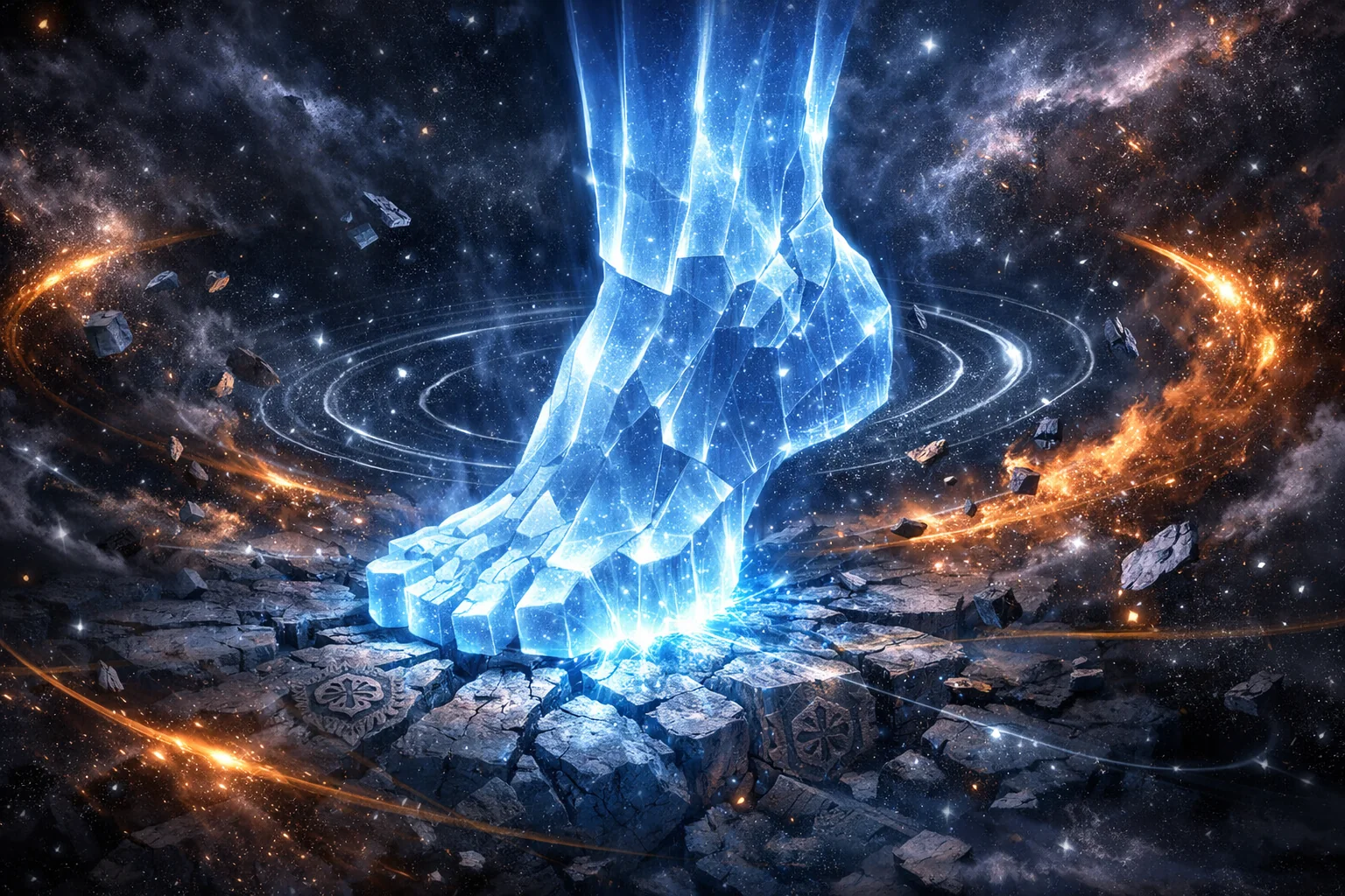 Foundation forms through difficulty, not despite it: the foot plants in crisis