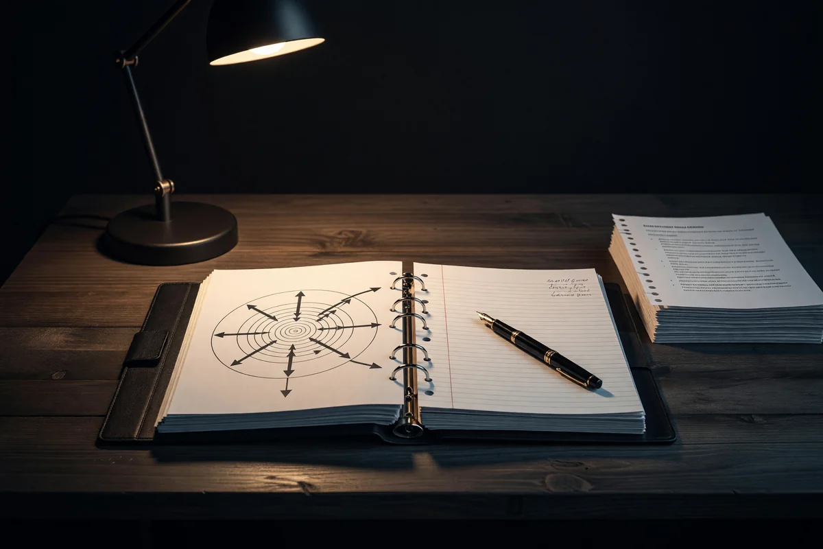 The Mind Places Things on Paper