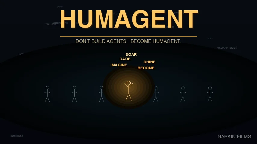 Humagent, and the Road There: Six Films, One Session, One Engine