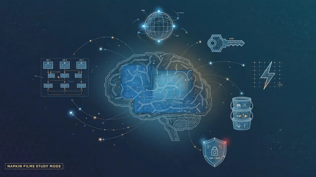 DIRECT CONNECT: a 12-minute cognitive-design study film for the AWS SAA-C03 exam (rhyming triggers, EDM bed, binaural)