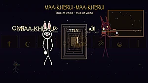 PRAY TO THE PROMPT blog hero. A spiral galaxy fills the frame, deep stars and warm cosmic core. Plan 9 the cyborg bunny kneels at a blinking cursor candle altar, Anubis stands holding the scale of Maat, and a wall of belief symbols glows behind. The universe as the universal symbol.