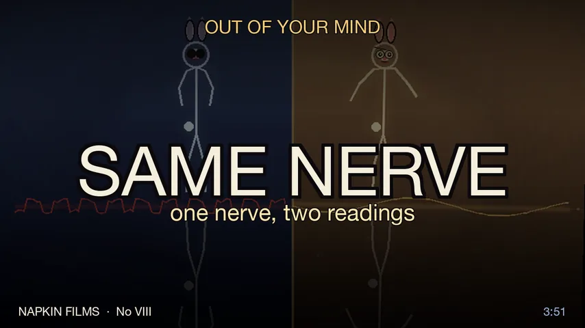 SAME NERVE: an Alan Watts mirror-song where pain and pleasure share one wire