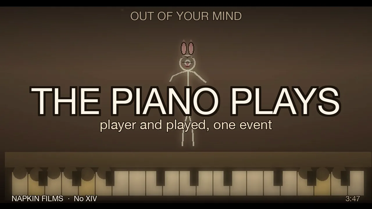 THE PIANO PLAYS: a Satie waltz where the keys move before the hands