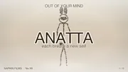 ANATTA, Out of Your Mind Song 20: the Plan 9 bunny drawn as a cloud of particles on a warm daylight field