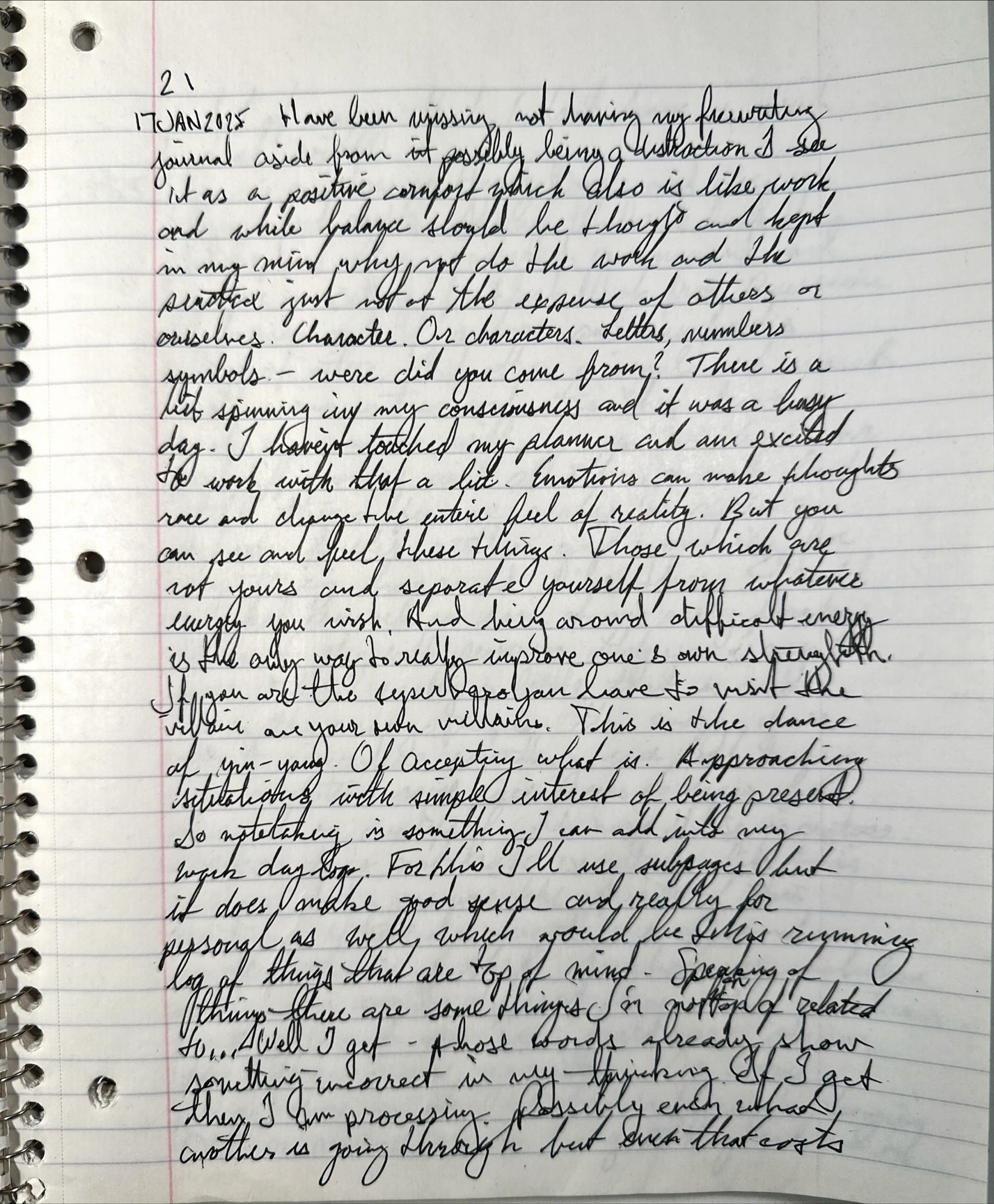 The Freewriting Journal as Anchor: On Energy, Practice, and Processing the World