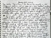 The opening of the January 13 handwritten entry: Yes. Hello. This is nice.