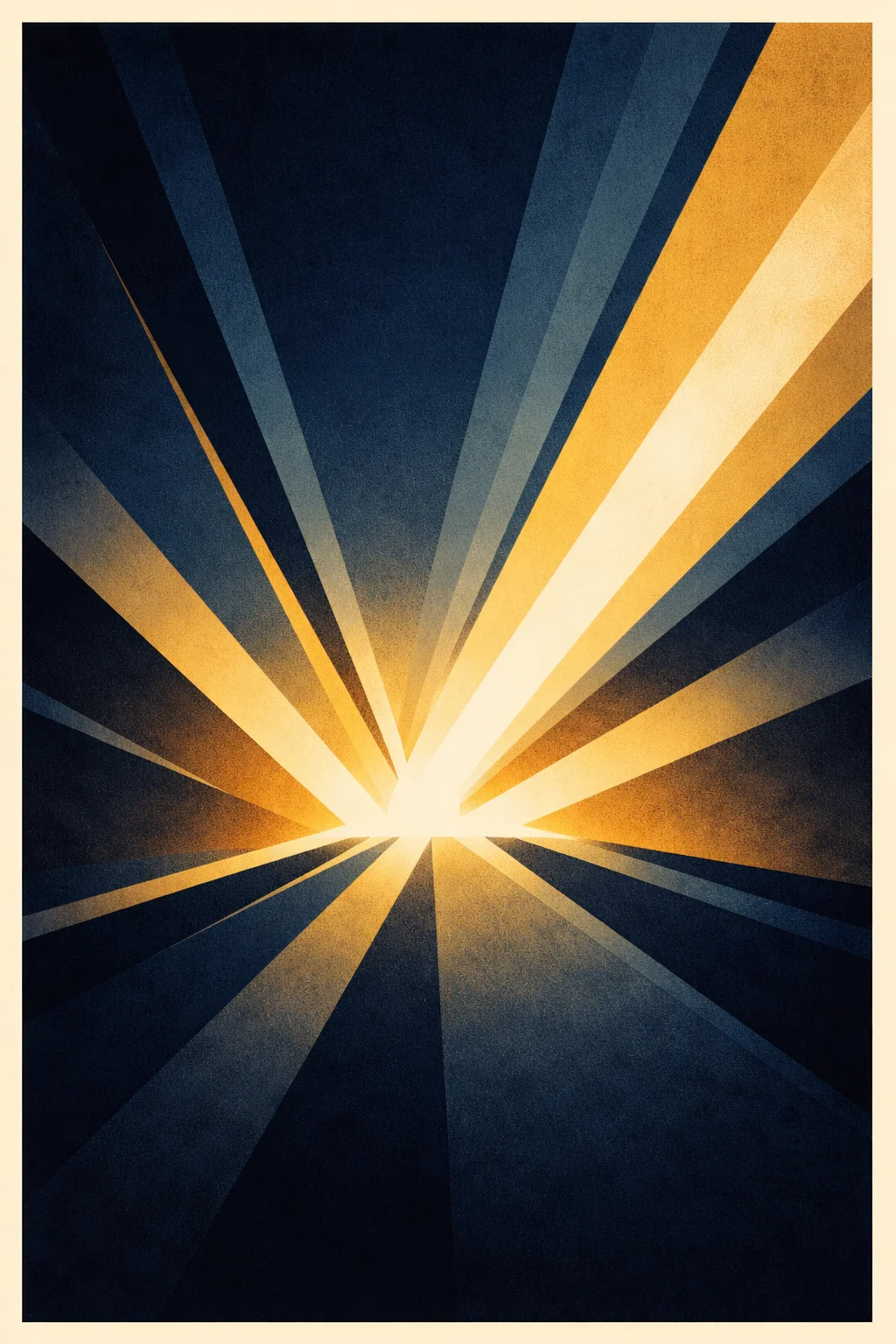 Morning discipline - silhouette making bed at dawn, Olympic poster style