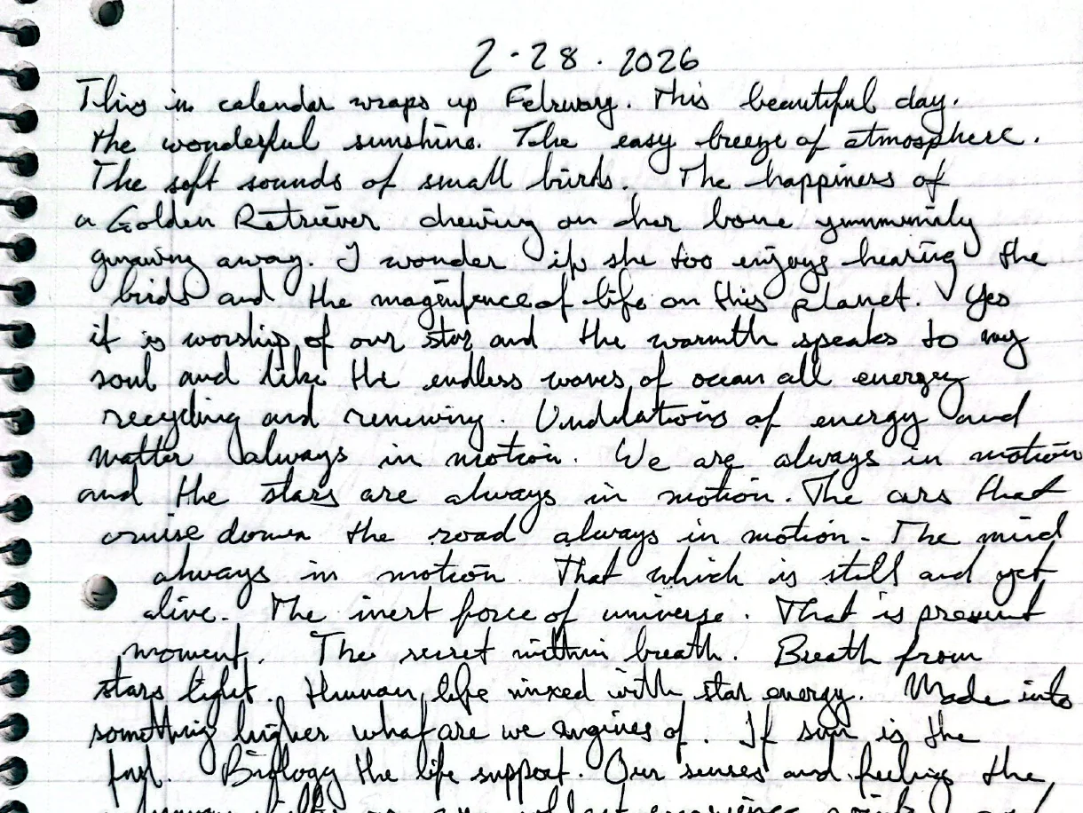 Writer Forgets the Writing