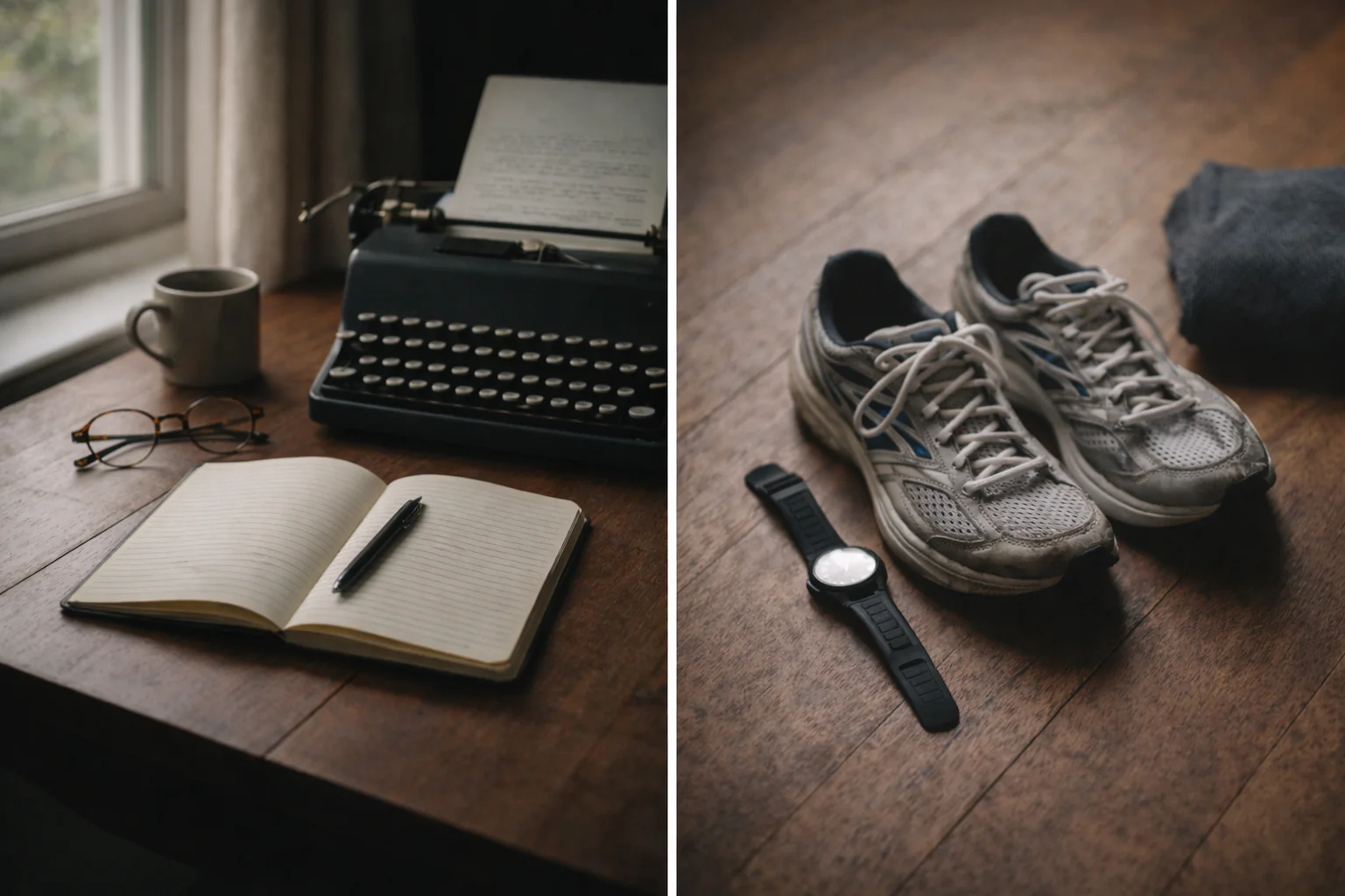 The discipline of running and writing
