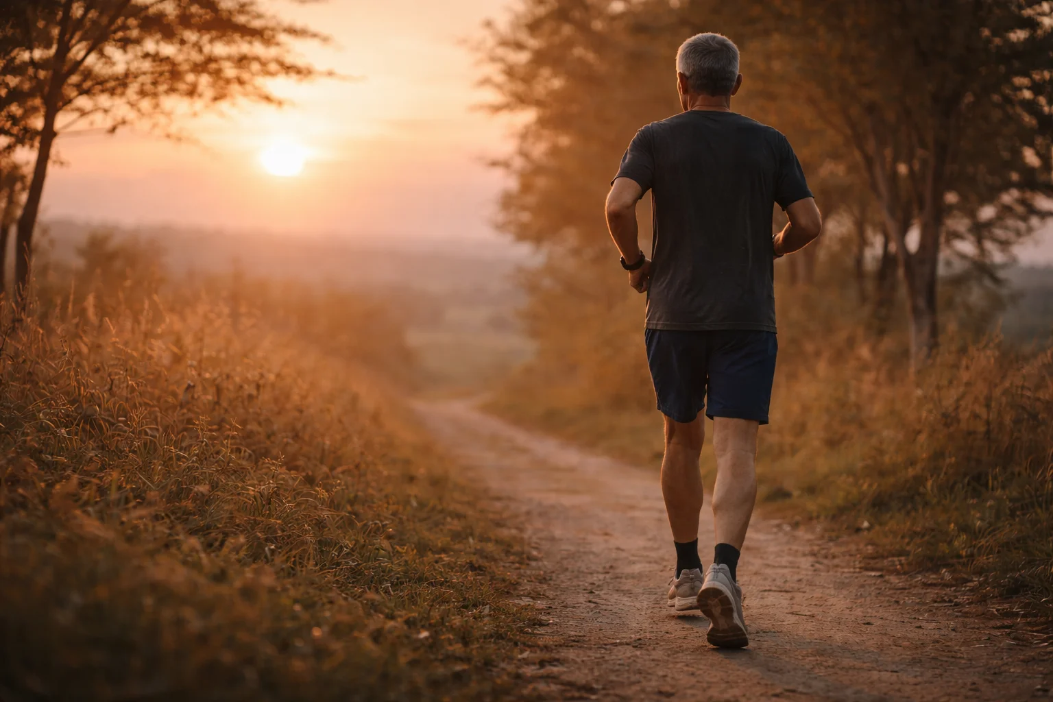 Aging runner, enduring commitment